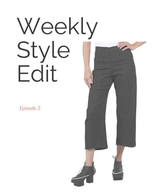 Wearing the Barrel Leg Pant