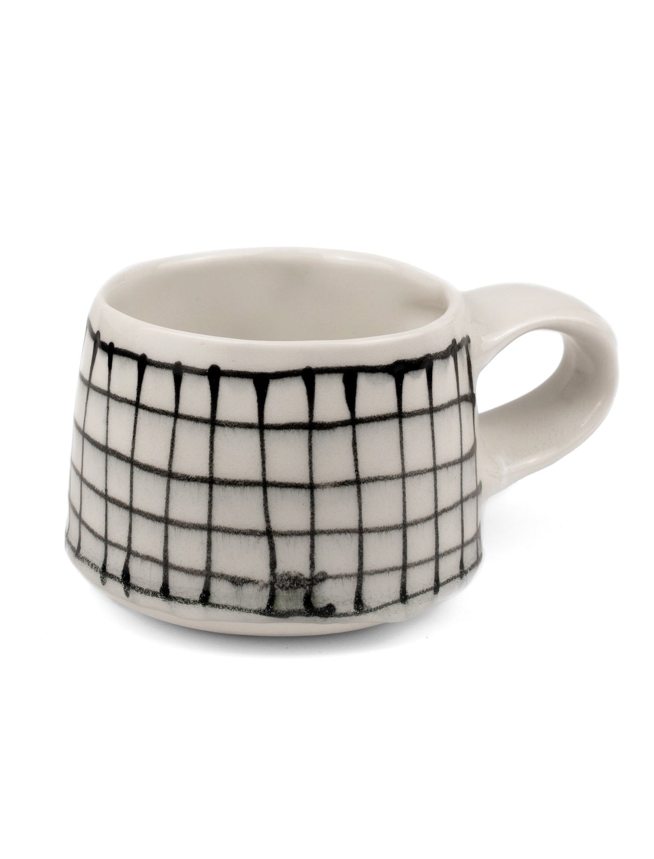 Lauren HB Small Stria Mug, Grid