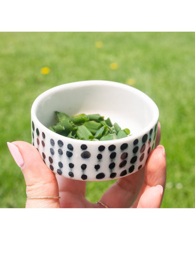 Lauren HB Stria Dish, Dot