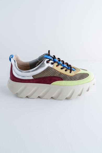 4CCCCEES Tura Flow Sneaker, Khaki Khaki 37