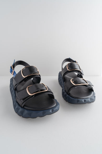 4CCCCEES Jabara Sandy Sandal, Black