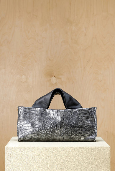 Daniella Lehavi Alexa Landscape, Pewter Croc