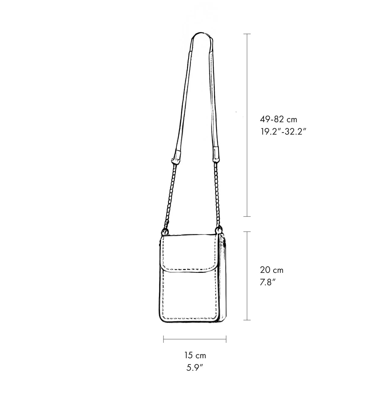 Daniella Lehavi Anita Mini Crossbody Bag, Mocha