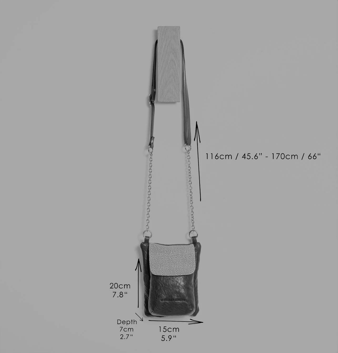 Daniella Lehavi Anita Mini Crossbody Bag, Black