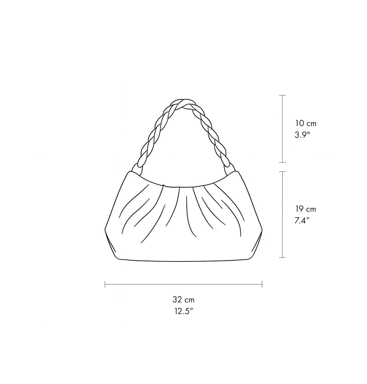 Daniella Lehavi Bali Braided Landscape Bag, Black