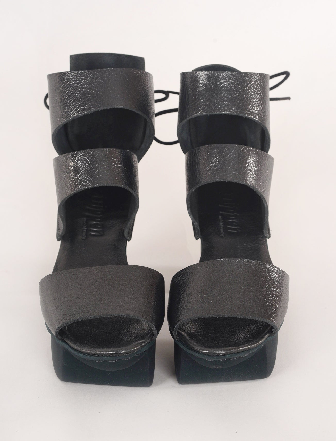 Trippen Shoes Fancy Happy Heel, Iron Lam