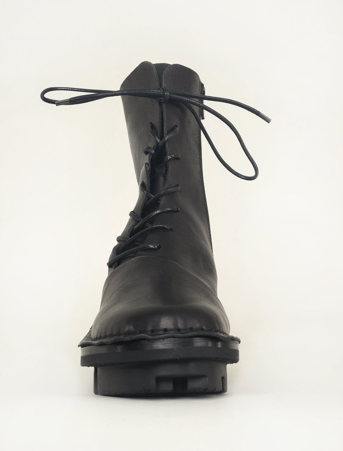 Trippen Shoes Oblique Combat Boot, Black Waw