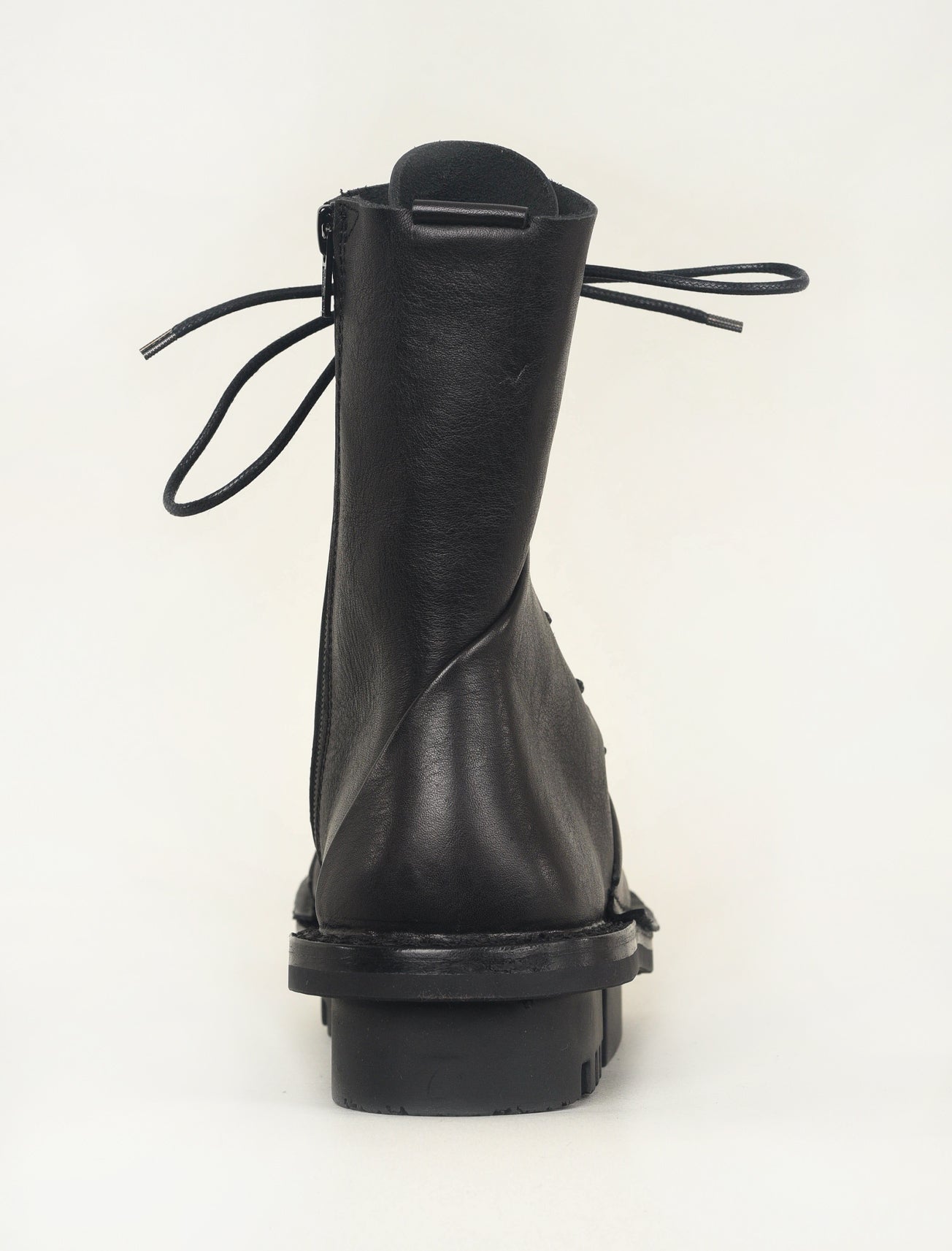 Trippen Shoes Oblique Combat Boot, Black Waw