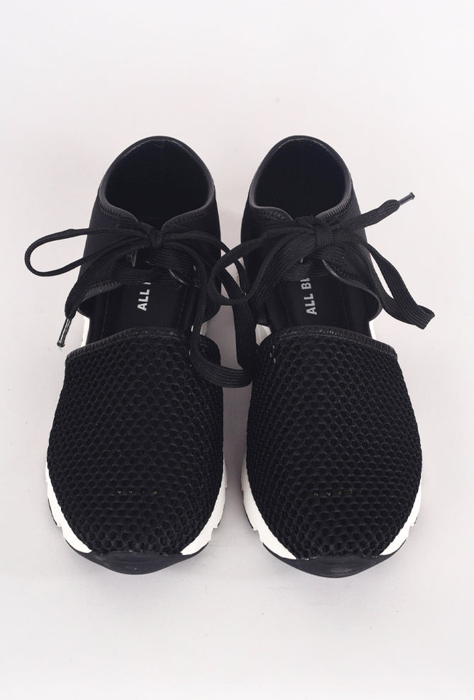 All Black Amazing Mesh Sneaker, Black