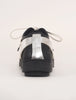 Trippen Shoes Carve Swan Sneaker, Black Alba/Silver Lam 