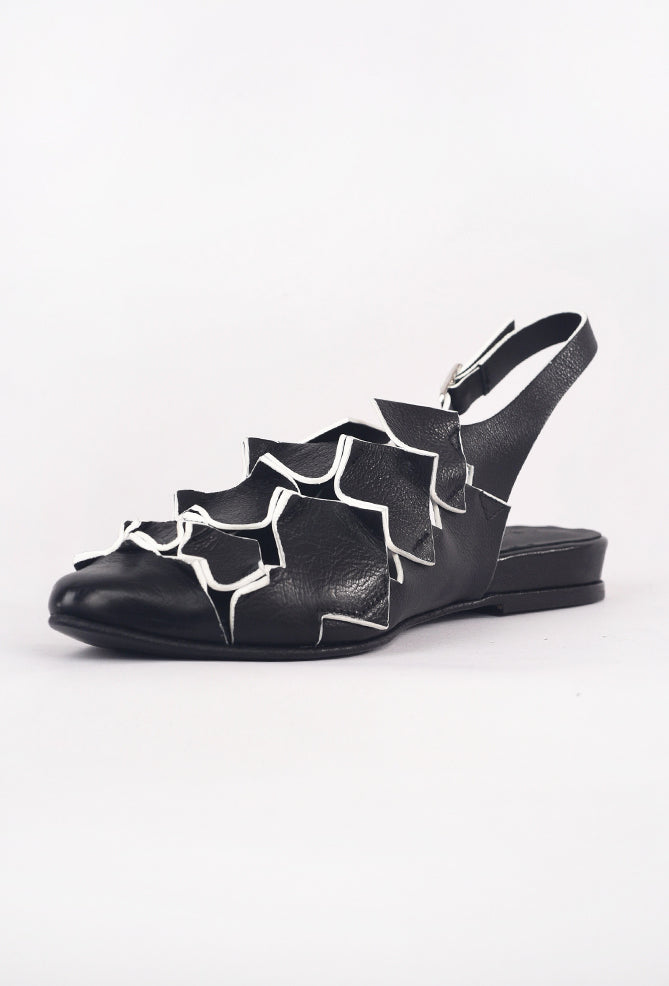 Ink Footwear Origami Flat, Black