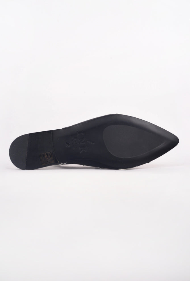 Ink Footwear Origami Flat, Black