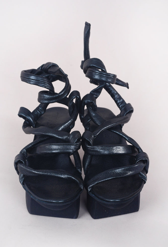 Trippen Shoes Acrobat Happy, Navy Lam