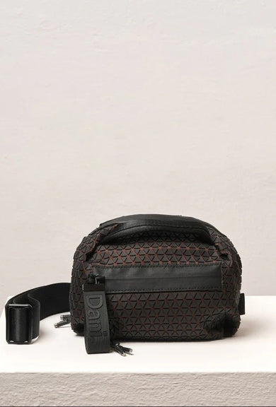 Daniella Lehavi Mini Bonnie LTD Crossbody, Geo Chocolate