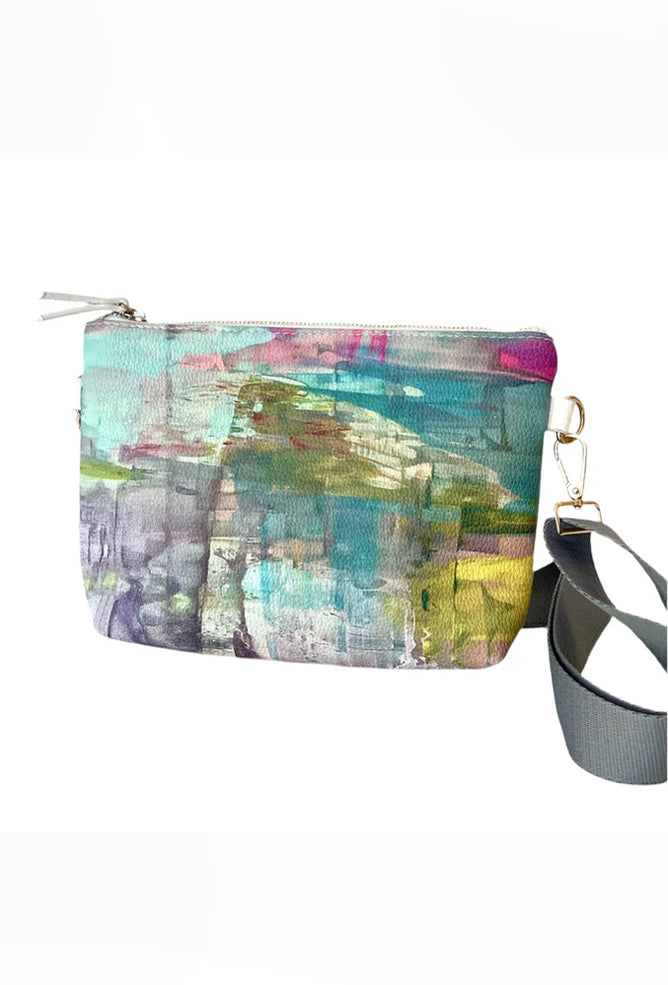 Delisch Crossbody Bag, Cerise/Aqua