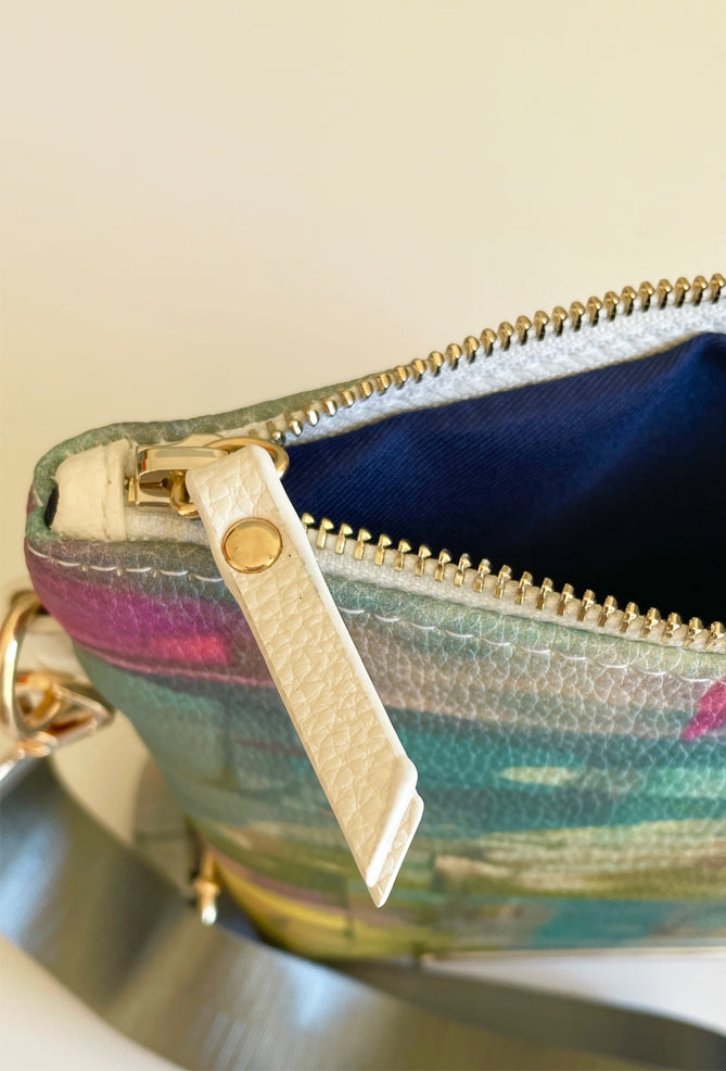 Delisch Crossbody Bag, Cerise/Aqua