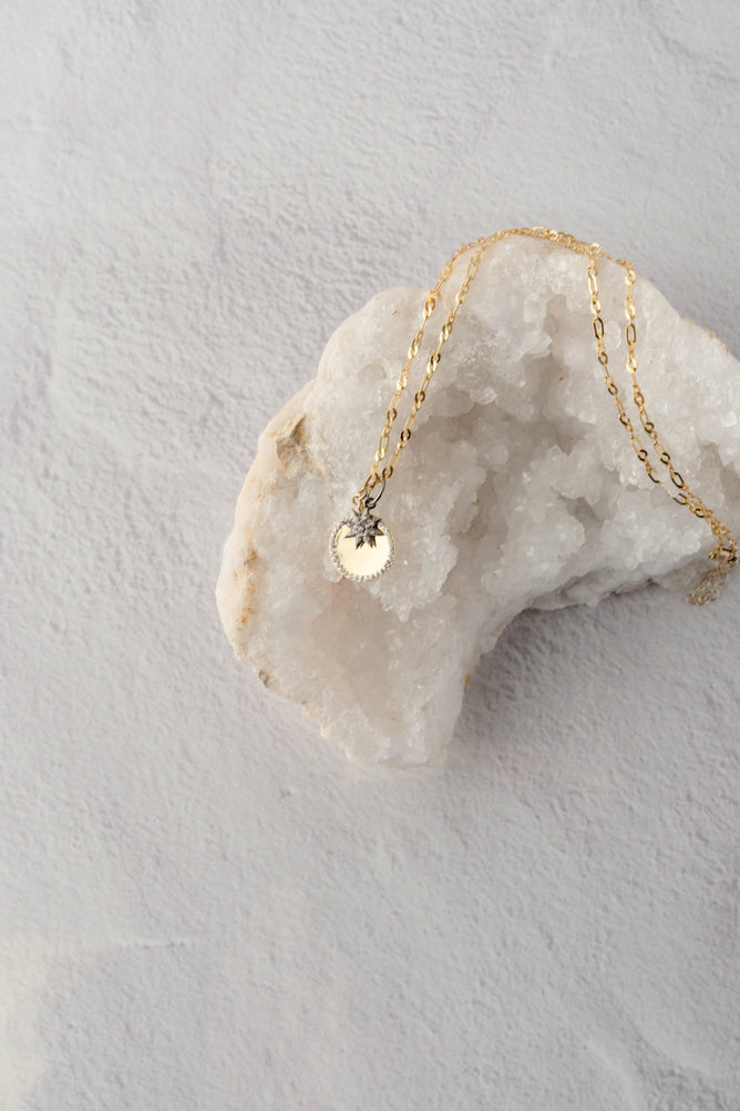 Ela Rae Starburst Charm Necklace
