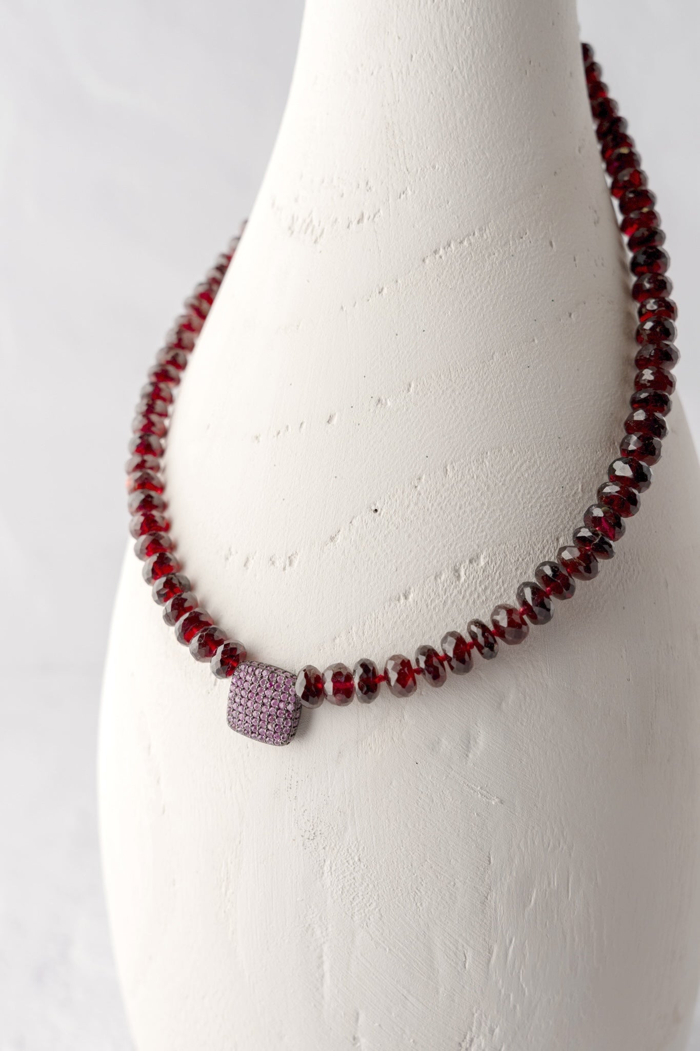 Nathan & Moe Garnet and Pink Sapphire Necklace