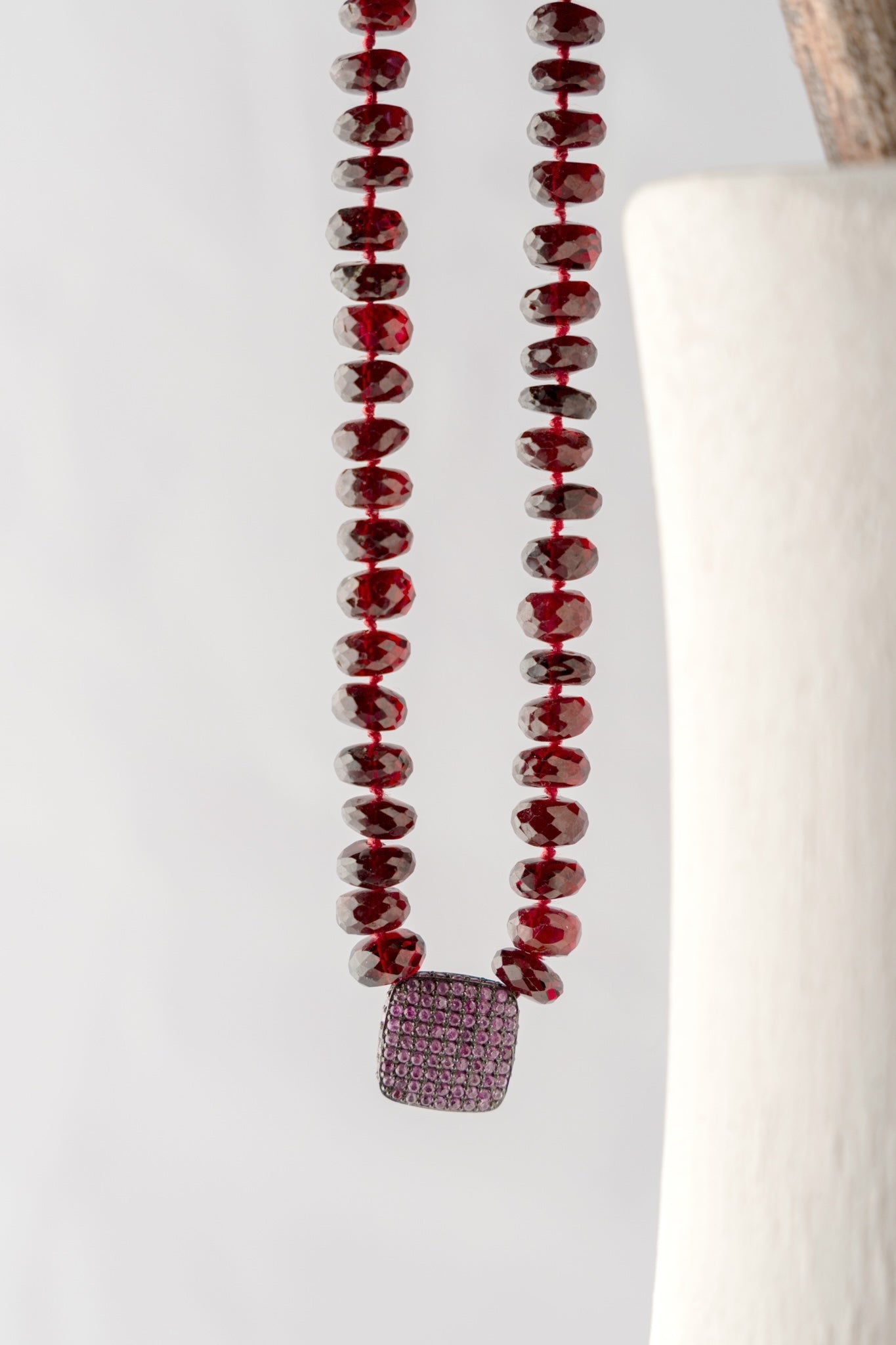 Nathan & Moe Garnet and Pink Sapphire Necklace