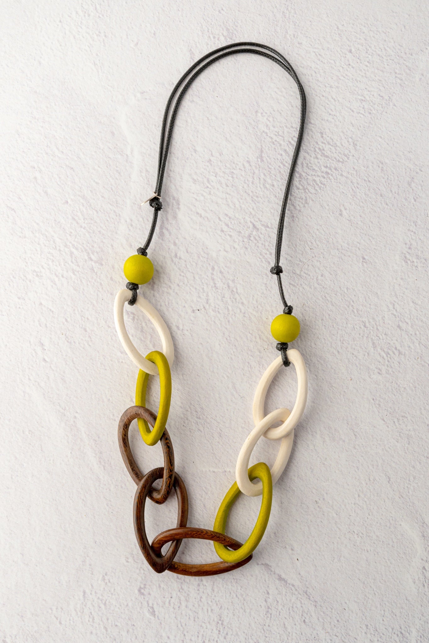 Sylca Designs Link Charlie Necklace, Lime