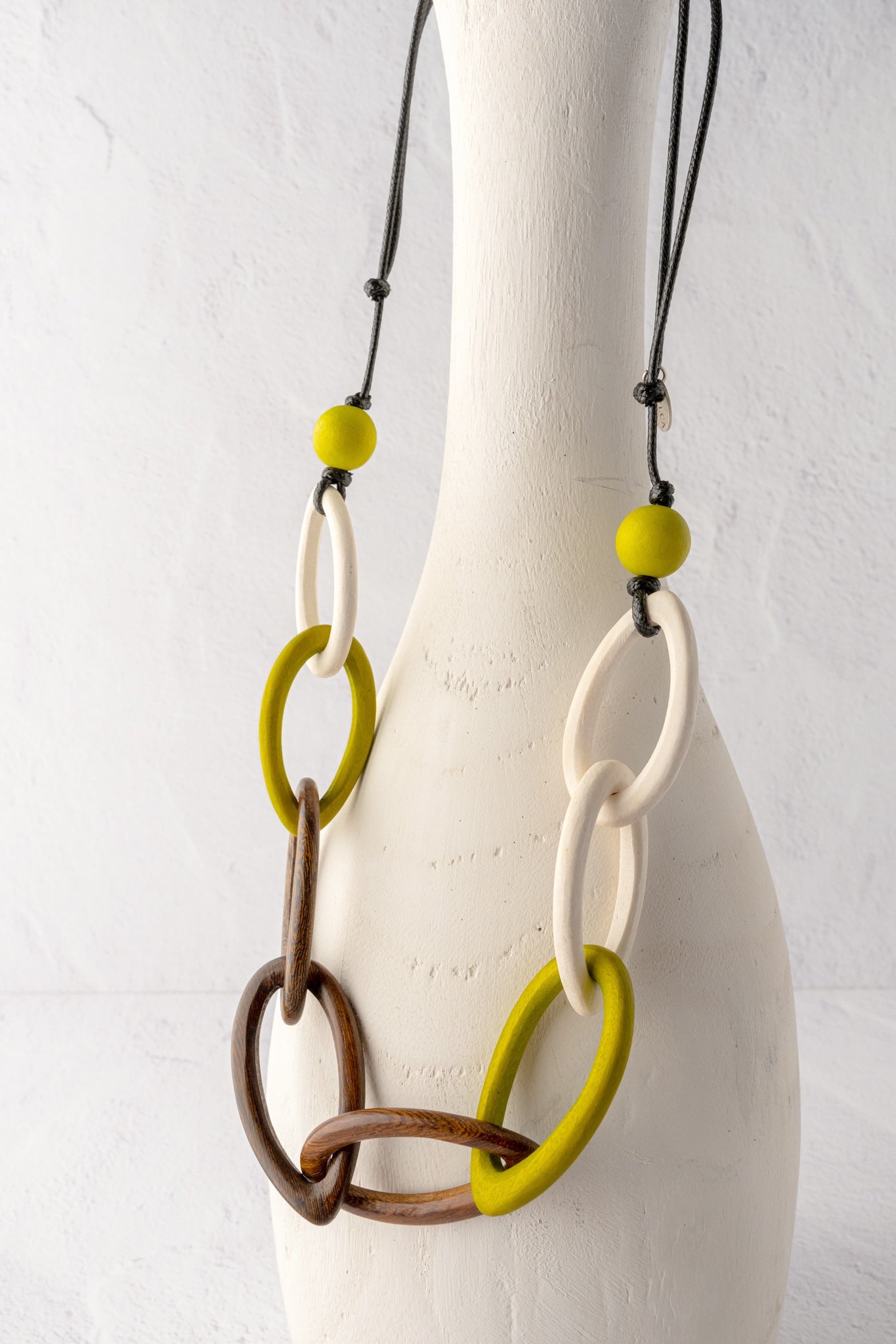 Sylca Designs Link Charlie Necklace, Lime