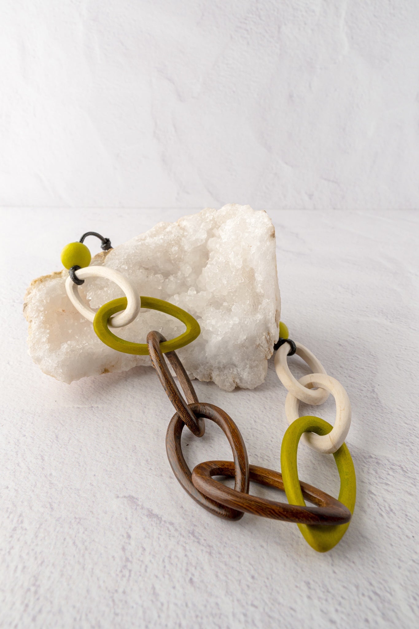 Sylca Designs Link Charlie Necklace, Lime