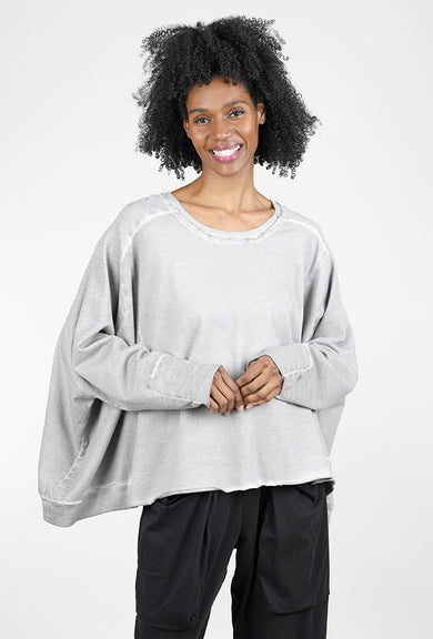 Pluslavie Wide Short Sweat, Cement Plus