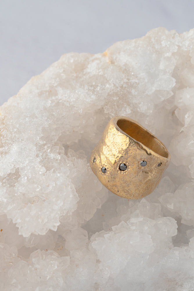Chikahisa Studio Five Elements Bronze Ring