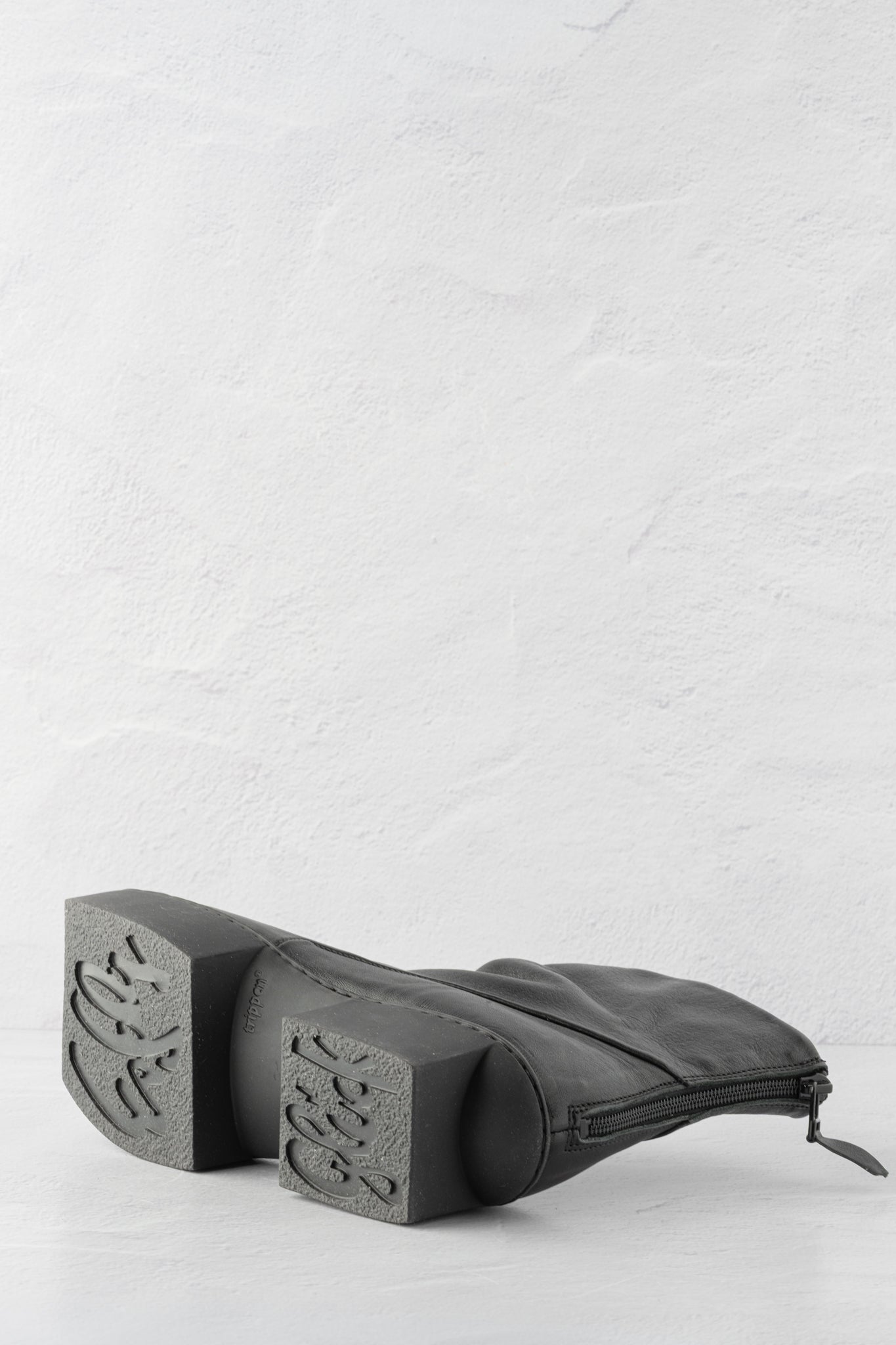 Trippen Shoes Dyke Boot, Black Sat