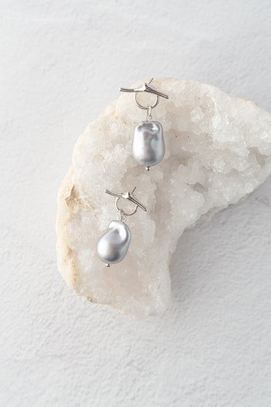 US Jewelry House Polly Earring, Silver