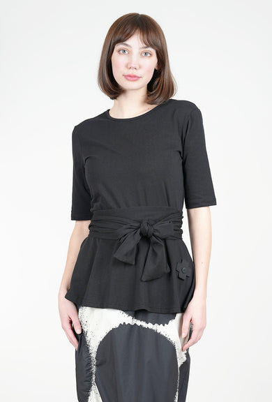 Pluslavie X Pose T-Shirt, Black