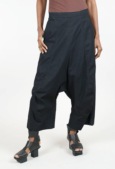 Rundholz Refined Texture ER Trouser, Black Gloss