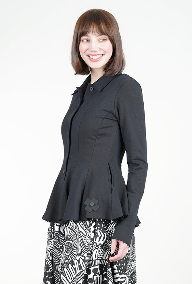 Pluslavie La Belle Sweat Jacket, Black