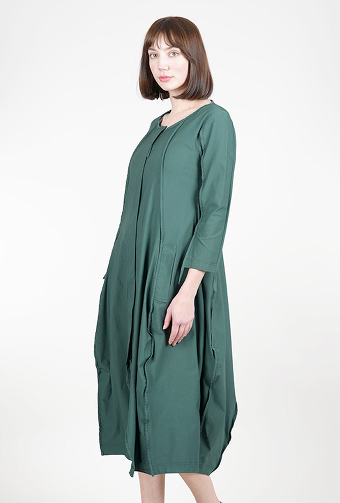 Rundholz Twill Tech Zip Front Dress, Tree