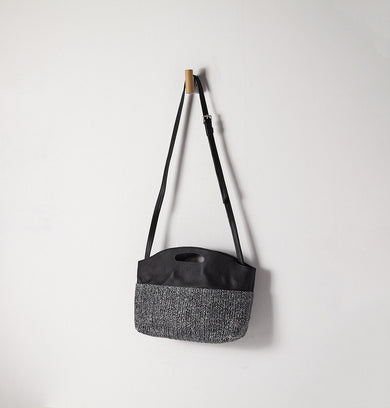 Daniella Lehavi Ocean Maxi Clutch, Straw Gray Melange