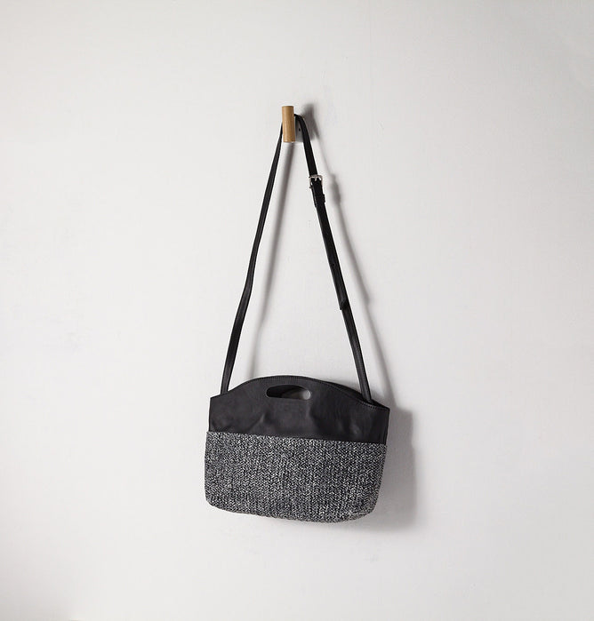 Daniella Lehavi Ocean Maxi Clutch, Straw Gray Melange