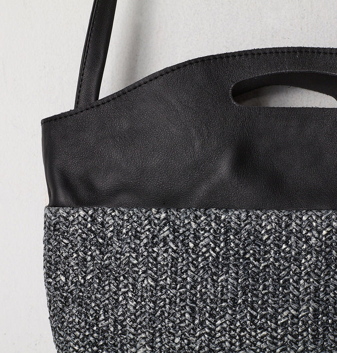 Daniella Lehavi Ocean Maxi Clutch, Straw Gray Melange