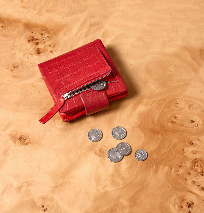 Daniella Lehavi Frida Medium Wallet, Red