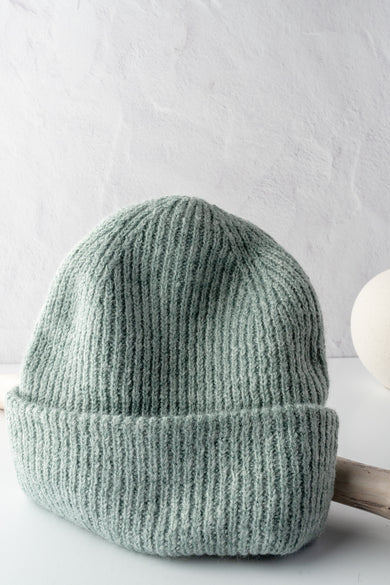 Leto Accessories Eco Beanie, Sage
