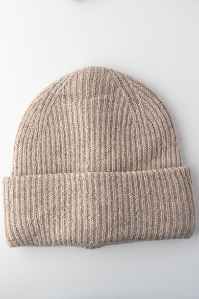 Leto Accessories Eco Beanie, Stone