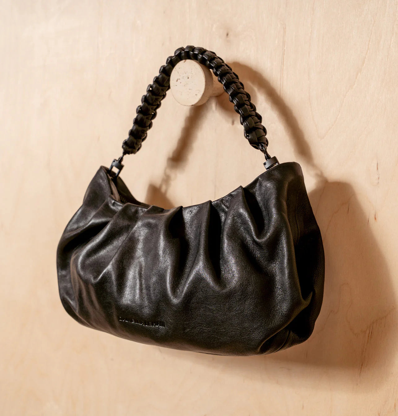 Daniella Lehavi Bali Braided Landscape Bag, Black