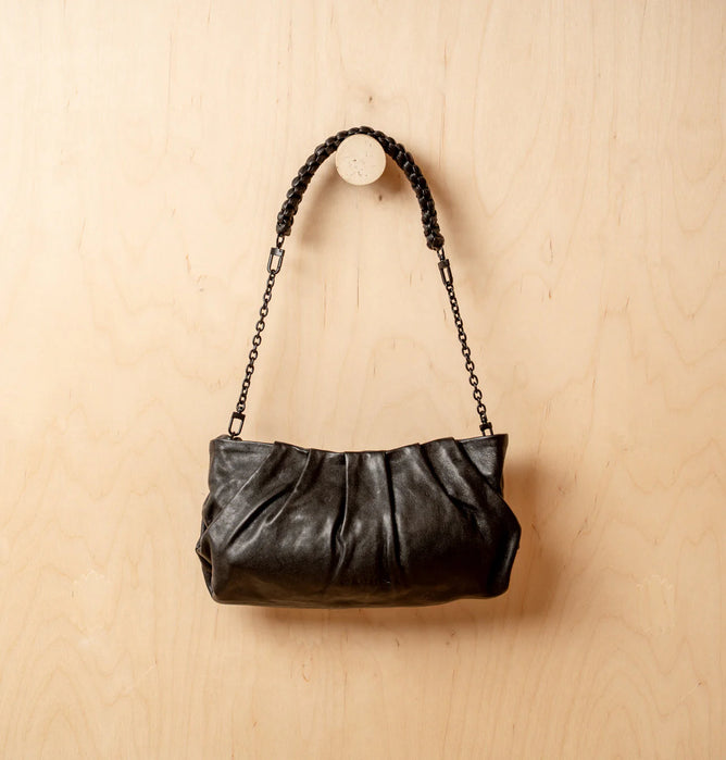 Daniella Lehavi Bali Braided Landscape Bag, Black