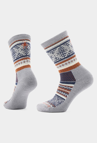 Smartwool Everyday Cozy Fair Isle Crew, Light Gray