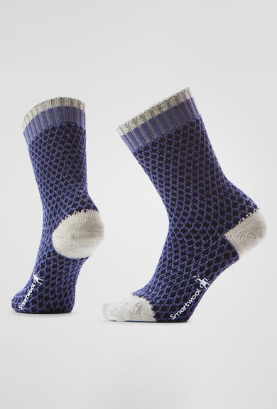 Smartwool Everyday Cozy Popcorn Polka Dot Crew, Nightfall Blue
