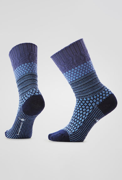Smartwool Everyday Cozy Popcorn Polka Dot Crew, Serene Blue