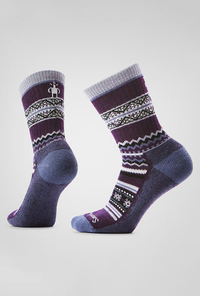 Smartwool Everyday Cozy Snowed In Crew, Chalk Violet