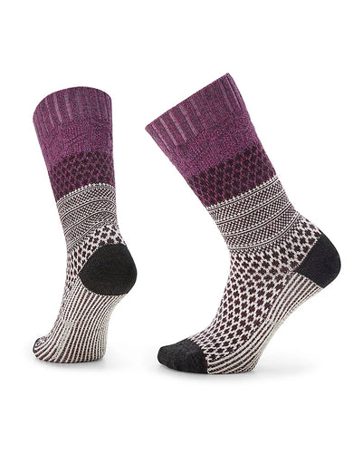 Smartwool Everyday Popcorn Cable Crew, Meadow Mauve