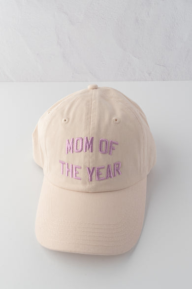 Favorite Daughter Mom of the Year Baseball Hat, Khaki