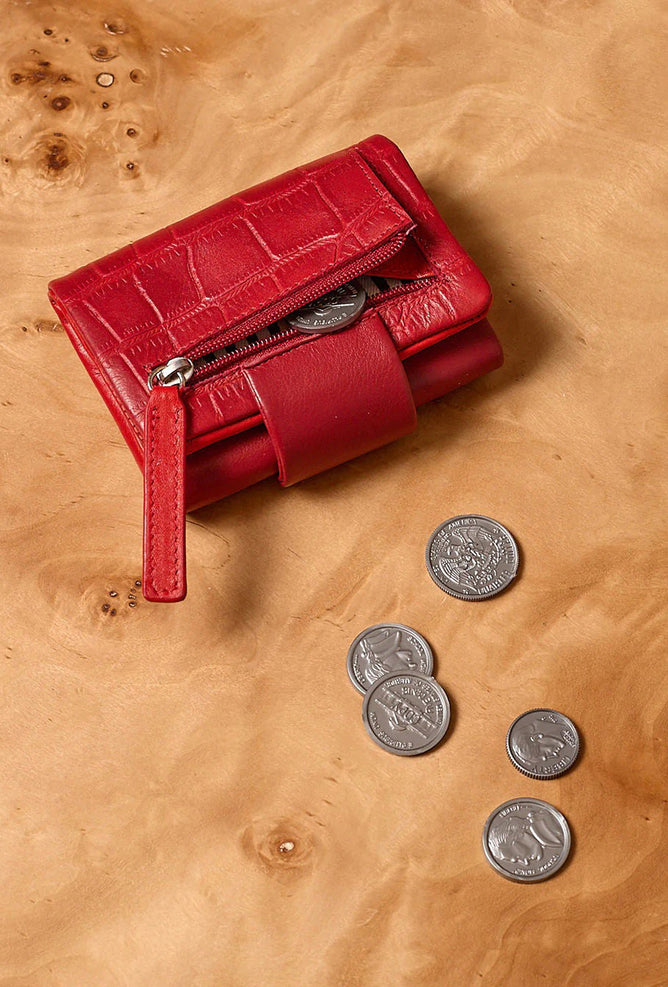 Frida Small Wallet, Red