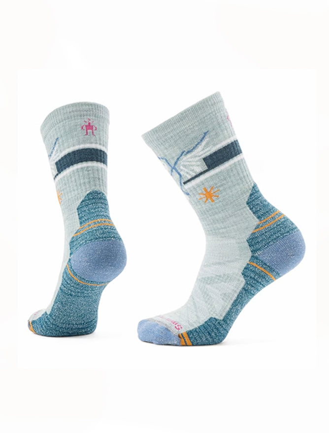 Smartwool Hike Hoo Who Light Cushion Crew, Frosty Green